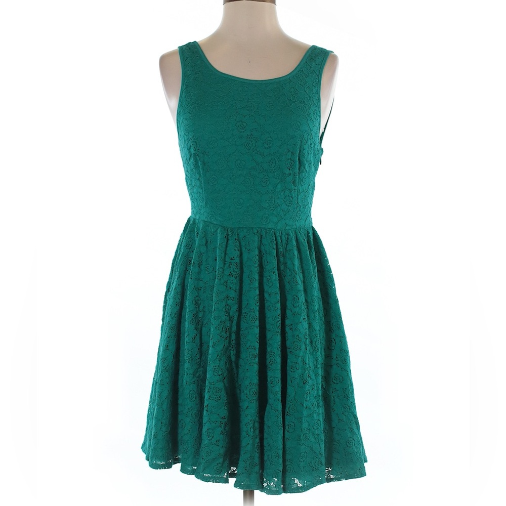 NWOT Pins & Needles 4 Teal A-Line Fit Flare Dress